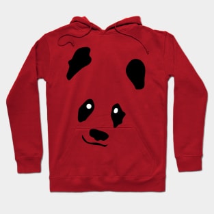 Minimalistic panda design Hoodie